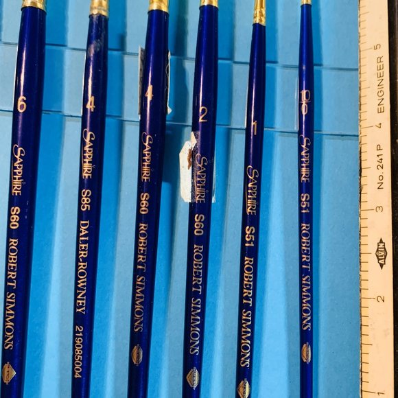 Robert Simmons "Sapphire series" various size set - Picture 2 of 9